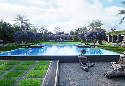 Private coastline view