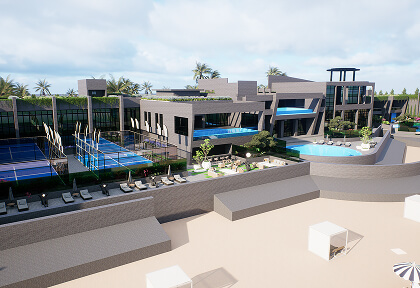 Private coastline view